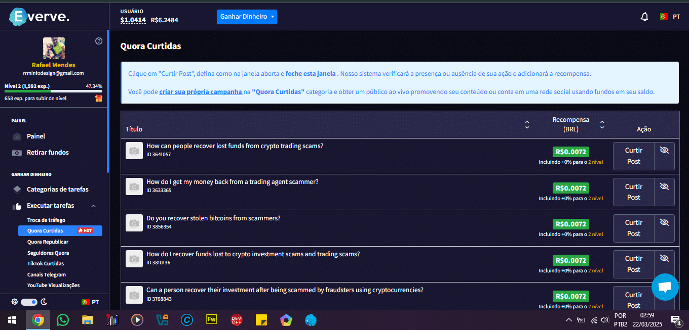 Everve: Ganhe Dinheiro Extra com Suas Redes Sociais – Guia Completo e Atualizado