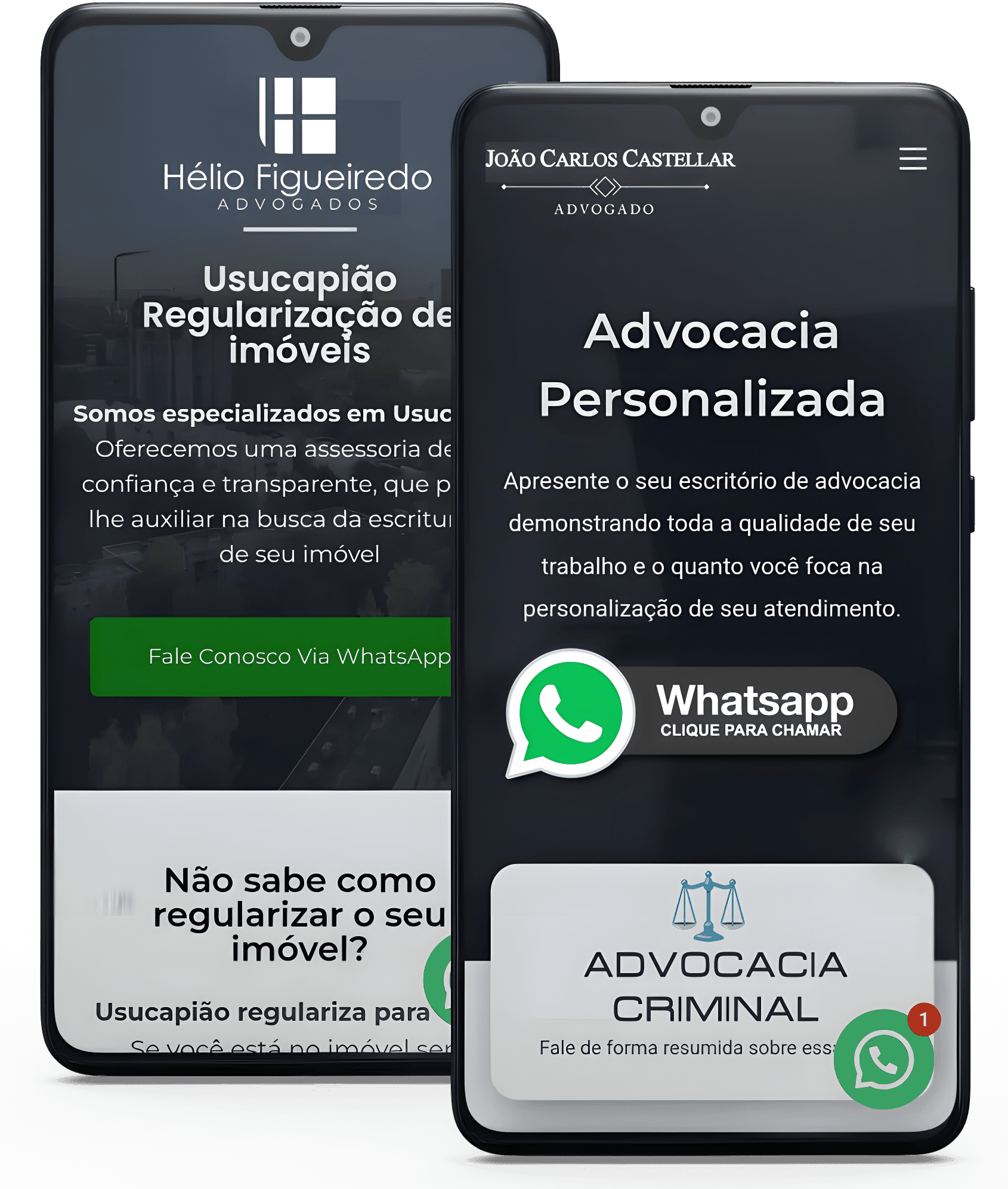 Criação de Landing Pages Advocacia